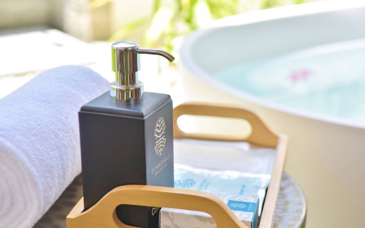 Fushifaru Maldives, Beach Duplex Villa, Pflegeprodukte