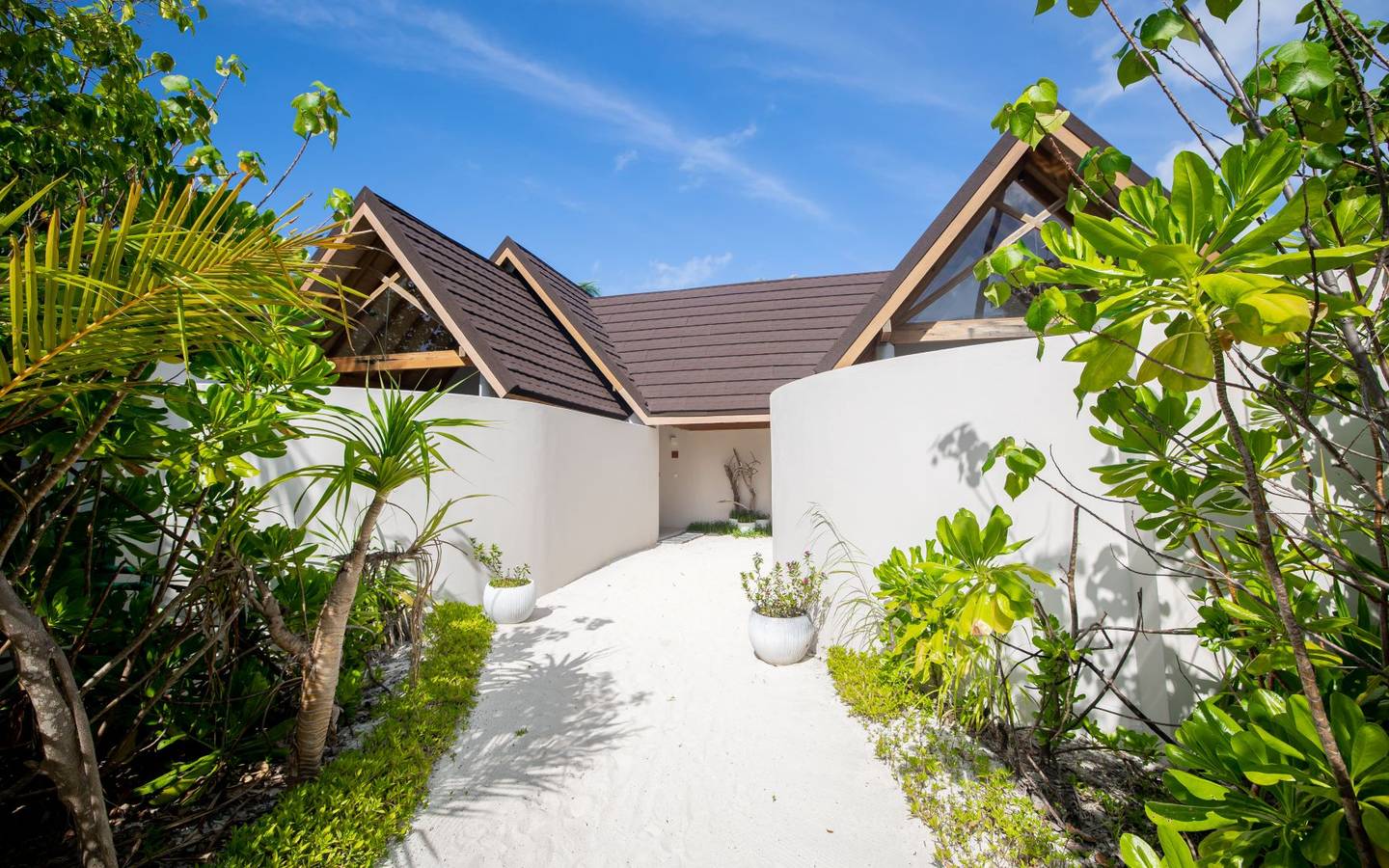 Fushifaru Maldives, Beach Duplex Villa, Eingangsbereich