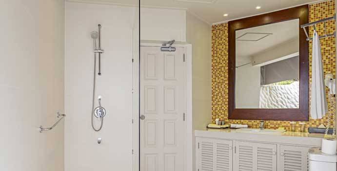 Badezimmer, Deluxe Beach Villa | Adaaran Select Hudhuranfushi