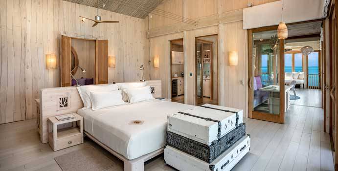 Schlafzimmer, 1 Bedroom Water Reserve, Soneva Jani