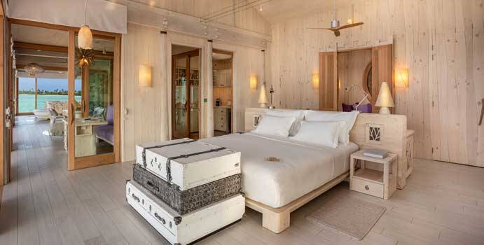 Schlafzimmer, 2 Bedroom Water Reserve, Soneva Jani