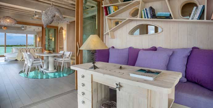 Wohnen , 2 Bedroom Water Reserve with Slide, Soneva Jani