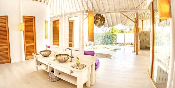 Badezimmer, 3 Bedroom Island Reserve, Soneva Jani