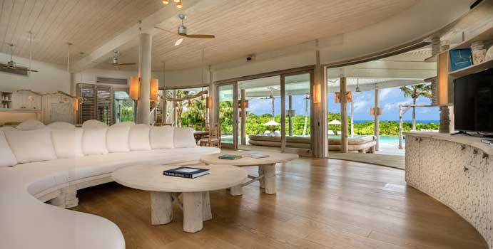 Wohnbereich, 3 Bedroom Island Reserve, Soneva Jani