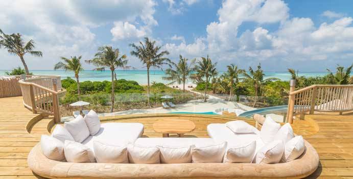 Terrasse, 3 Bedroom Island Reserve, Soneva Jani