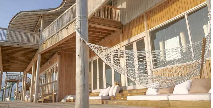 Terrasse, 4 Bedroom Water Retreat with Slide, Soneva Jani