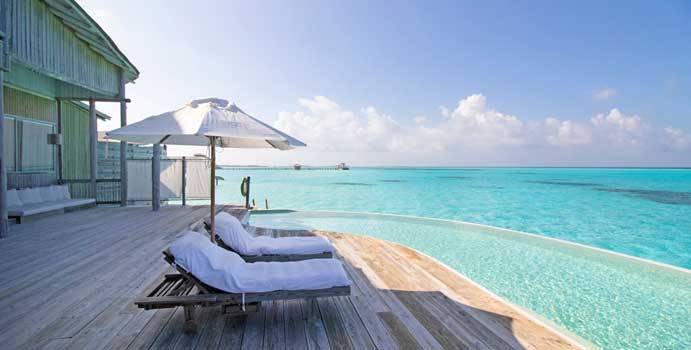 Terrasse, 4 Bedroom Water Retreat with Slide, Soneva Jani