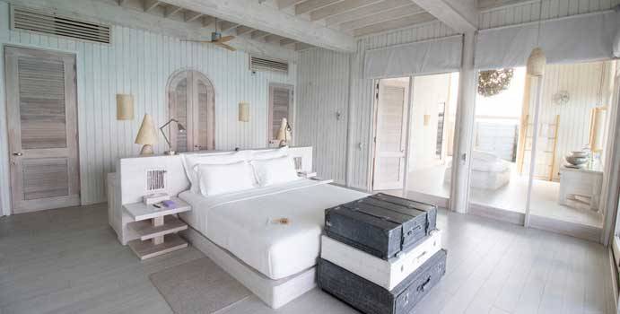 Schlafzimmer, 4 Bedroom Water Retreat with Slide, Soneva Jani