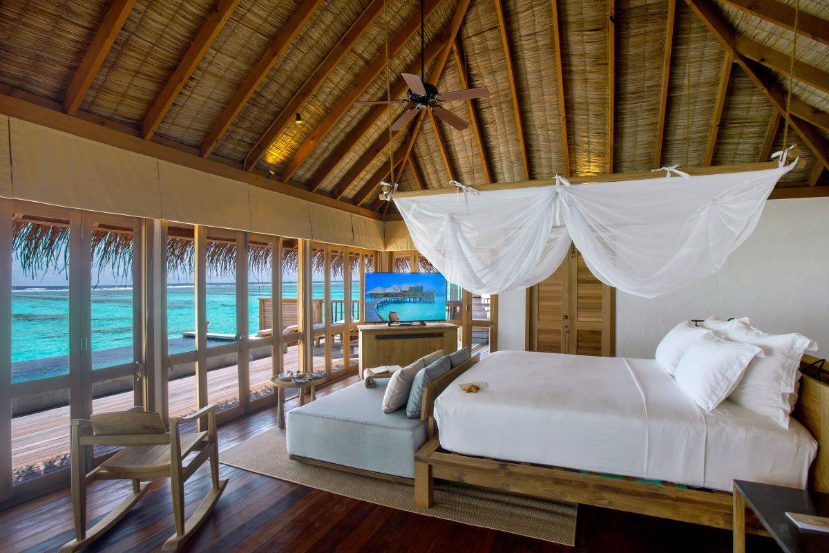 Gili Lankanfushi, Family Villa mit Pool, Schlafen