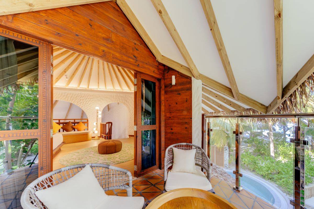 Cinnamon Dhonveli Maledives, Malediven, Beach Suite with Pool, Balkon