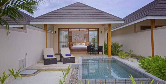 Aussenbereich, Beach Pool Villa, Brennia Kottefaru