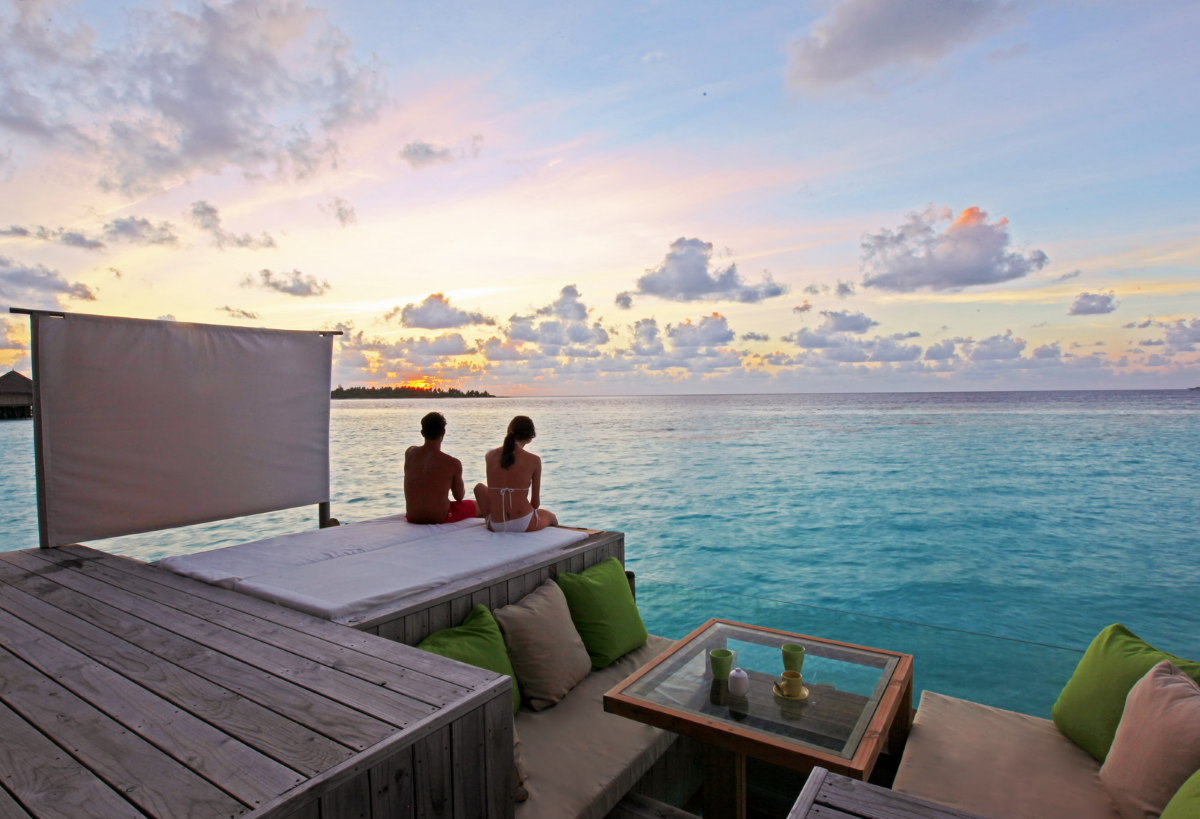 Six Senses Laamu, Sunset Laamu Water Villa, Deck