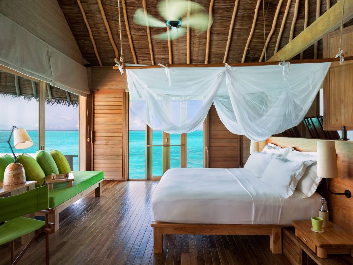 Six Senses Laamu, Sunset Laamu Water Villa with Pool, Wohnen