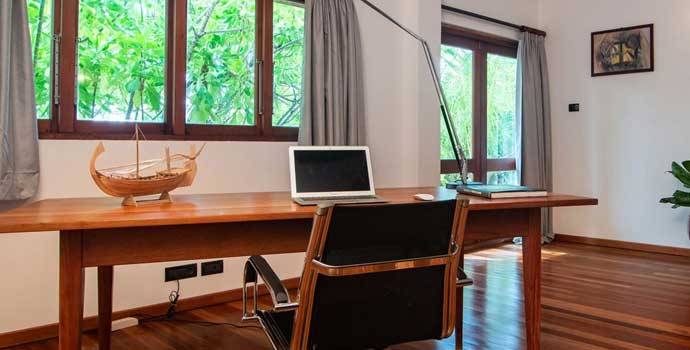 Office, Mirihi Maa Beach Suite, Mirihi Island Resort