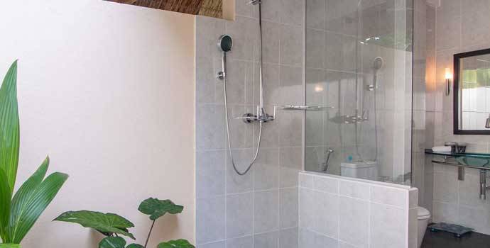 Badezimmer, Mirihi Maa Beach Suite, Mirihi Island Resort