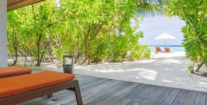 Zugang zum Strand, Mirihi Maa Beach Suite, Mirihi Island Resort