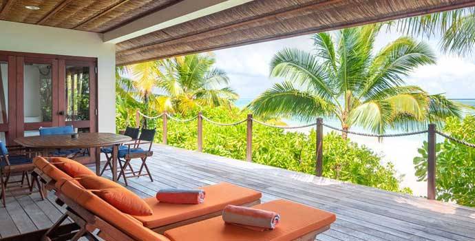 Terasse, Mirihi Maa Beach Suite, Mirihi Island Resort