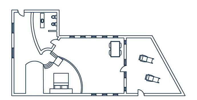Grundriss, Fornace Studio, Nika Island Resort