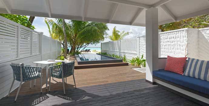 Terrasse mit Pool, Sunset Beach Pool Villa, Paradise Island Resort & Spa