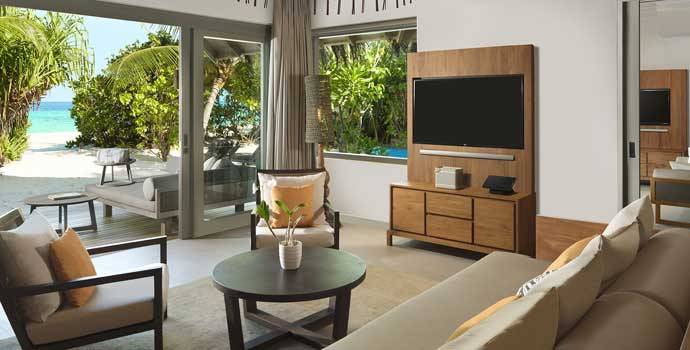 Wohnen, One Bedroom Deluxe Beach Pool Residence, Vakkaru Maldives