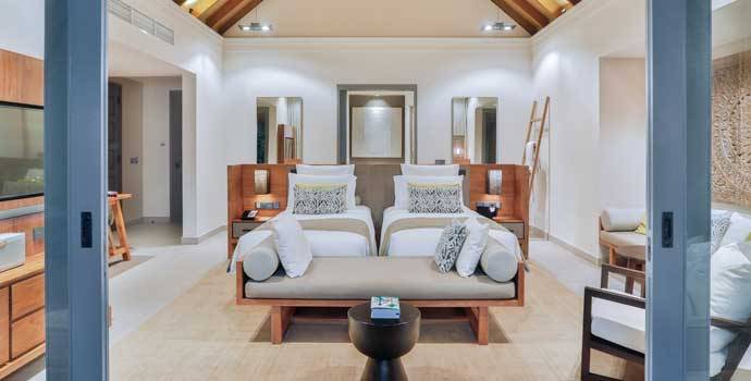 Kinderzimmer, Two Bedroom Beach Pool Residence, Vakkaru Maldives