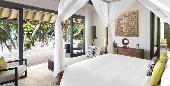 Schlafen, Beach Pool Villa, Vakkaru Maldives