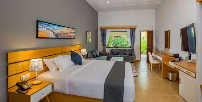 Wohnen, Garden Villa, Fiyavalhu Maldives