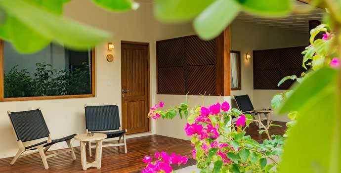 Terrasse, Garden Villa, Fiyavalhu Maldives