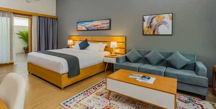 Schlafen, Garden Villa, Fiyavalhu Maldives