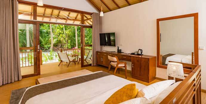 Schlafen, Deluxe Garden Villa, Fiyavalhu Maldives