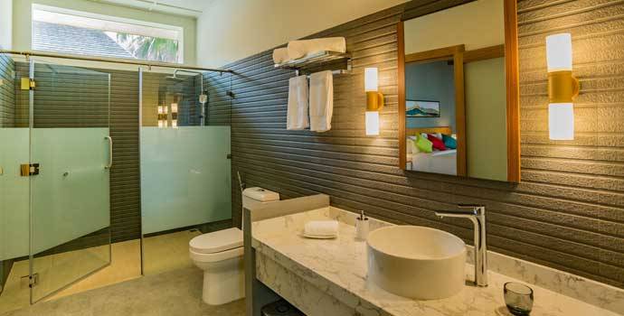 Badezimmer, Family Villa, Fiyavalhu Maldives
