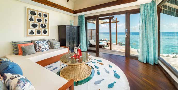 Wohnzimmer, Ocean Pool Suite, OZEN Reserve Bolifushi