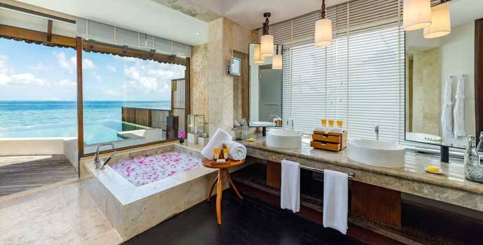 Badezimmer, Ocean Pool Suite, OZEN Reserve Bolifushi