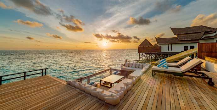 Terrasse, Private Ocean Reserve with Slide, OZEN Reserve Bolifushi