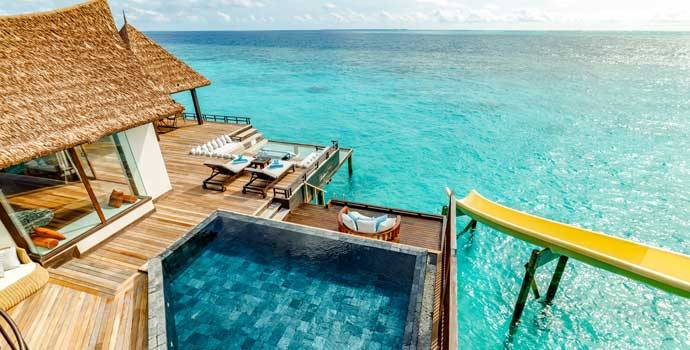 Terrasse, Private Ocean Reserve with Slide, OZEN Reserve Bolifushi