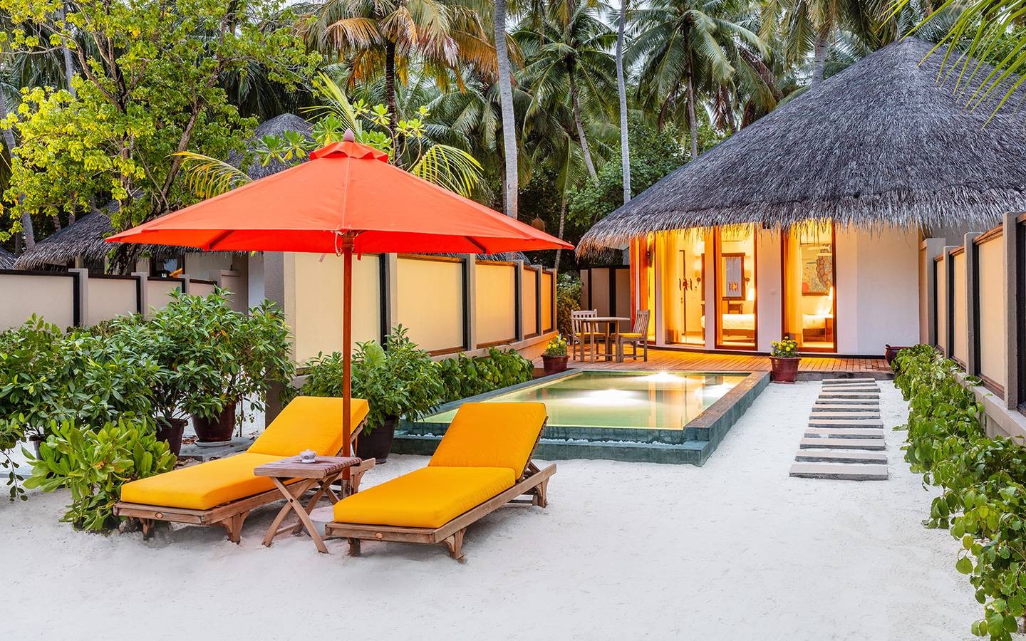 Pool, Beachfront Infinity Pool Villa, Angsana Velavaru