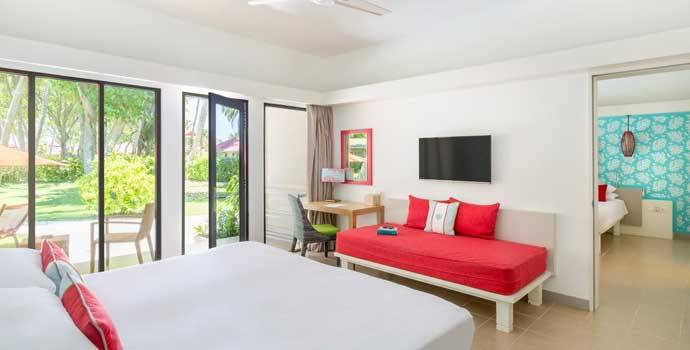 Superior Zimmer mit Verbindungstür Gartenseite