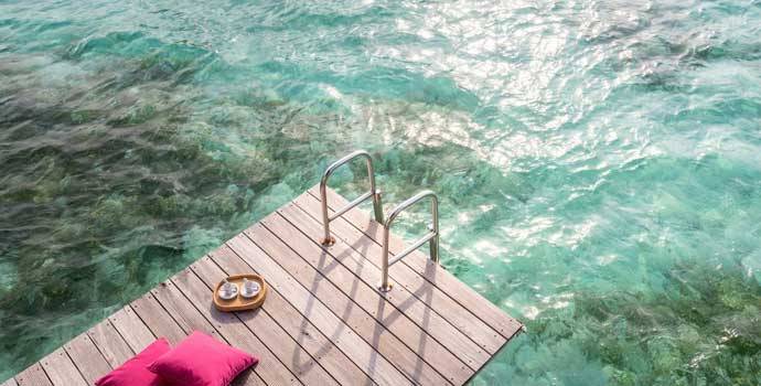 Auf dem Wasser Familiensuite, Club Med Kani