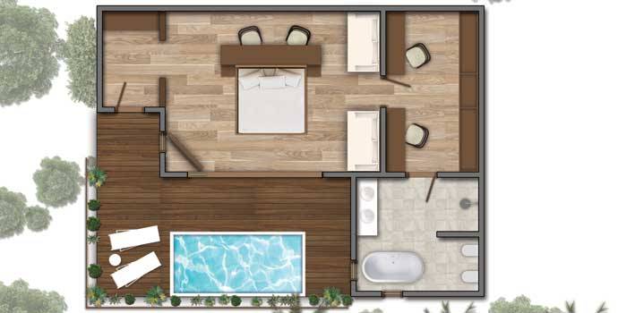 Garden Villa with Pool, Kihaa Maldives