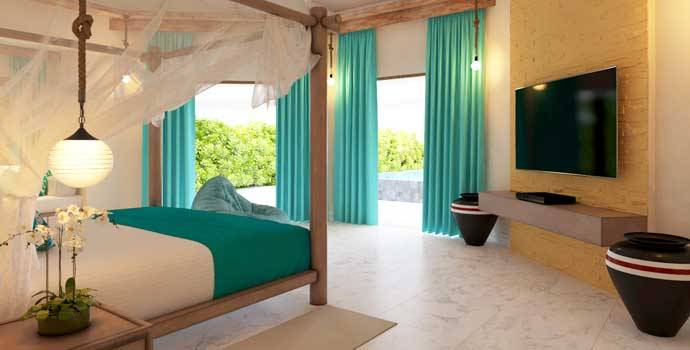 Deluxe Villa with Infinity Pool , Kihaa Maldives