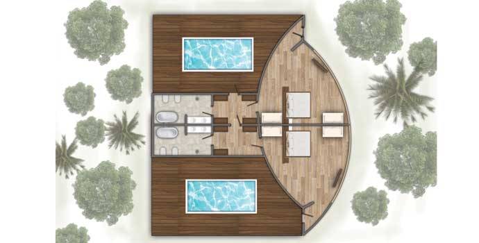 Maldivian Suite with Pool, Kihaa Maldives