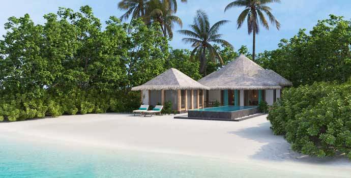 Beach Suite with Infinity Pool, Kihaa Maldives