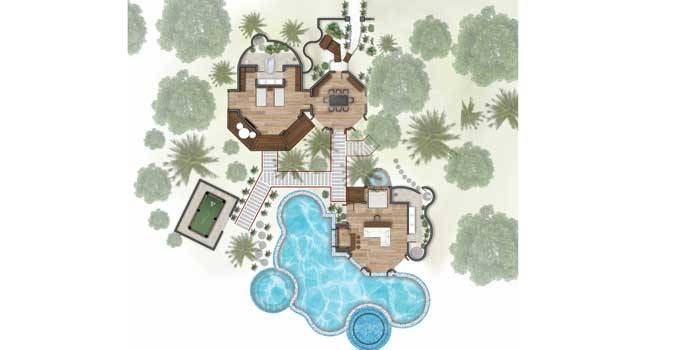 Two Bedroom Royal Suite with Infinity Pool , Kihaa Maldives