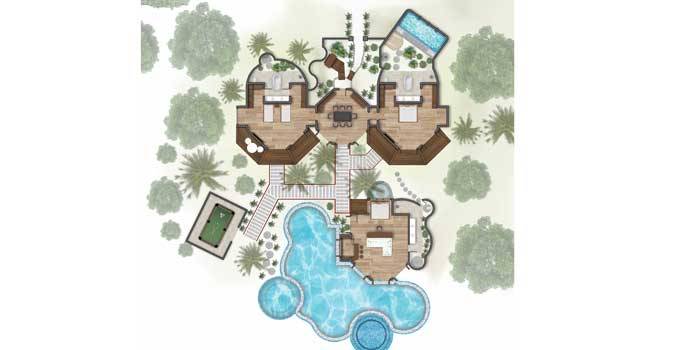 Three Bedroom Royal Suite with Infinity Pool , Kihaa Maldives