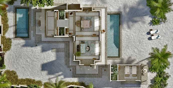 Family Beach Villa with Two Pools | Joali Maldives