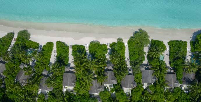 Aerial, Crusoe with Pool, One Bedroom Villa with Pool, Soneva Fushi Resort