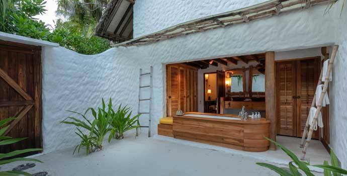 Badezimmer, Crusoe with Pool, One Bedroom Villa with Pool, Soneva Fushi Resort