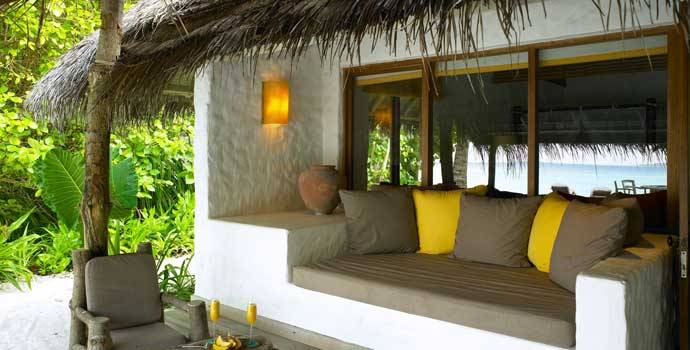 Terrasse, Soneva Fushi Villa Suite with Pool, One Bedroom Villa with Pool, Soneva Fushi Resort