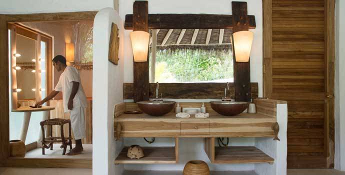 Badezimmer, Soneva Fushi Family Villa Suite, One Bedroom Villa Suite, Soneva Fushi Resort