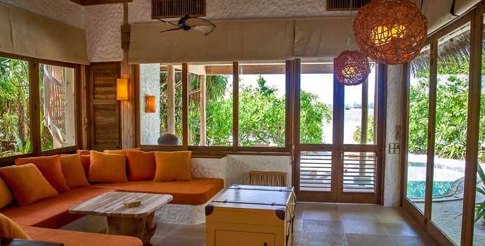 Wohnen, Soneva Fushi Family Villa Suite with Pool, One Bedroom Villa Suite with Pool, Soneva Fushi Resort